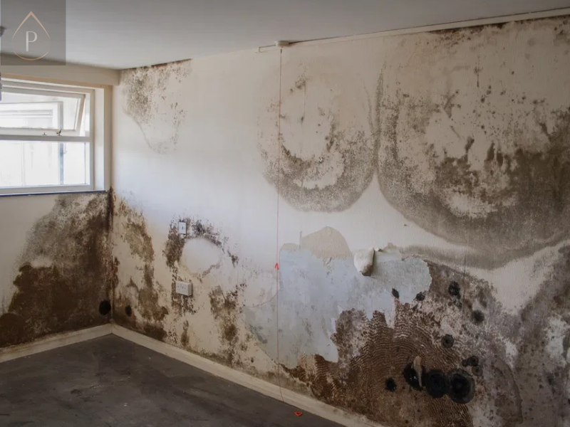 damp coming through external walls render