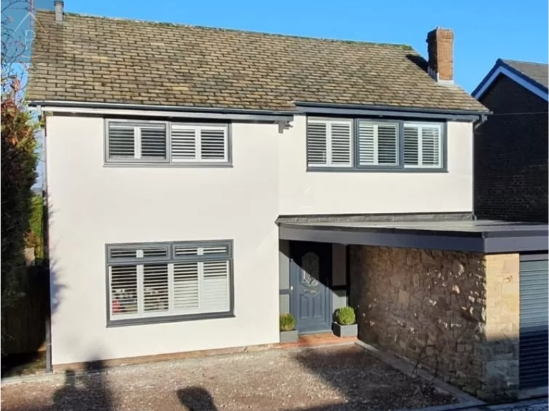 silicone render commercial property South Wales